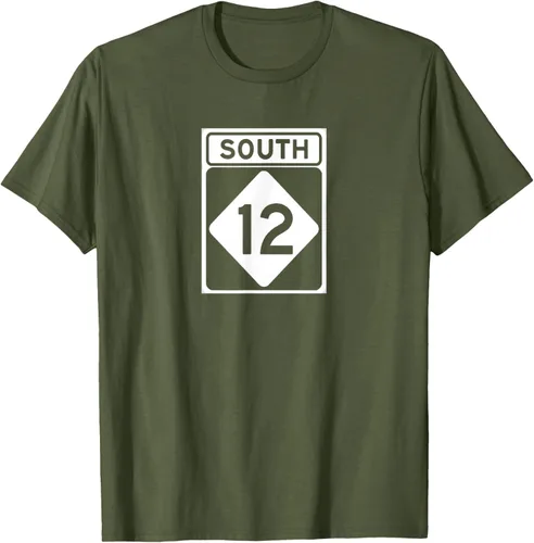 Vista 79 de Highway 12 South NC Outer Banks North Carolina Hwy - Camiseta, Negro, S