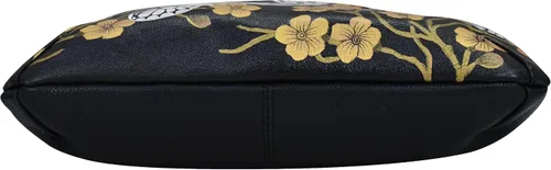 Vista 7 de Anna by Anuschka Women's Hand-Painted Genuine Leather Slim Cross Shoulder Bag