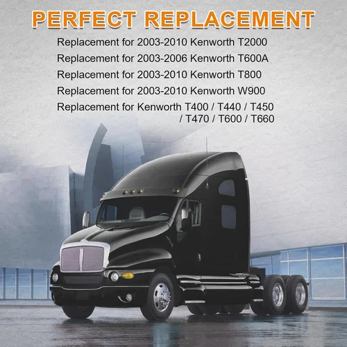 Vista 6 de JDMON Kit de buje de capó de polietileno de repuesto para Kenworth T2000 T600 W900 T800 T600, reemplazo 924-5410 K179-528 K179D450 K066-218