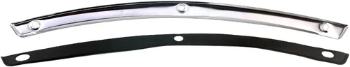 Vista 3 de Carenado de acero cromado para parabrisas de motocicleta Harley Electra Street Glide Touring 1996-2013