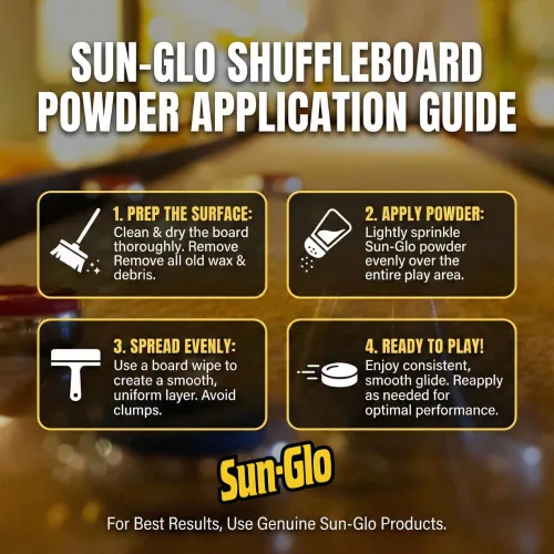 Vista 4 de Sun-Glo Paquete de seis cera de mesa Speed #1 Super-Glide para tabla de tejo