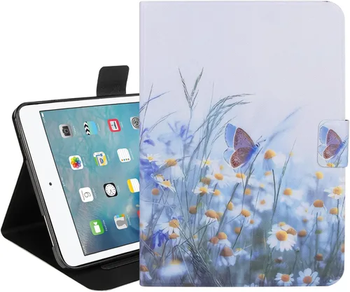 Vista 42 de Dteck Funda para iPad mini 5/4/3/2/1, elegante y ligera de cuero sintético tipo folio con cartera, funda inteligente