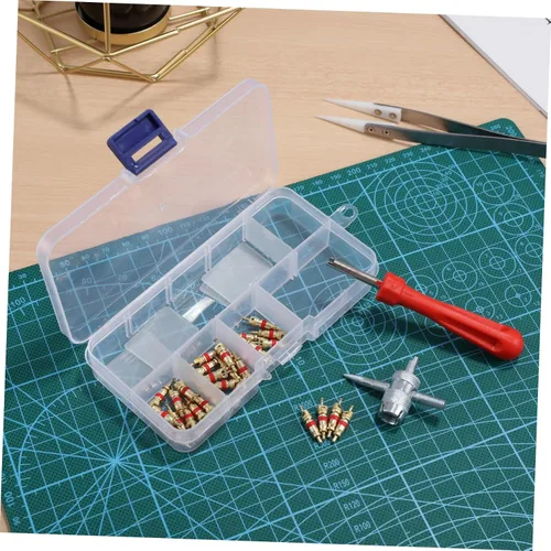Vista 7 de DECHOUS Kit de reparación de neumáticos de 32 Uds., herramienta práctica de extracción de núcleos, kit de reparación de rueda de aleación