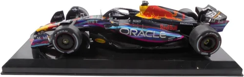 Vista 4 de Fórmula 1 compatible con Red Bull RB19#1 Max Verstappen World Champion Miami GP 2023-1/24 Scale Model Car OR100