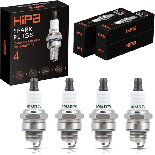 Vista 14 de Hipa BPR4ES Bujías Bujías para Kawasaki KM-BPR4ES NGK R BPR4ES-11 6578 7222 John Deere M805853 Honda 98079-54846 (paquete de 4)