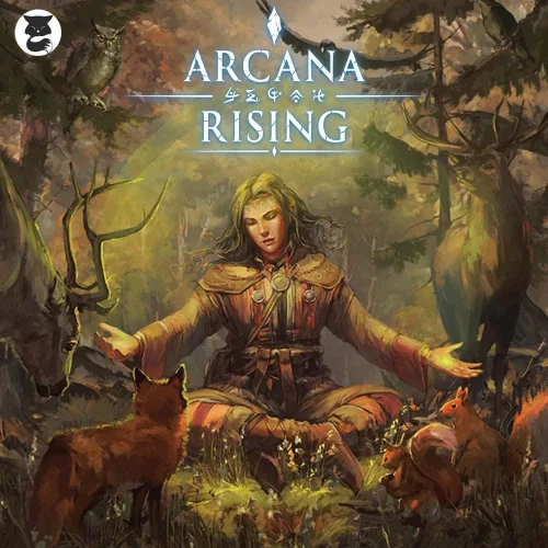 Vista 3 de Grey Fox Games Arcana Rising - Juego de cartas con temática de magia, 1-6 jugadores, 20-60 minutos