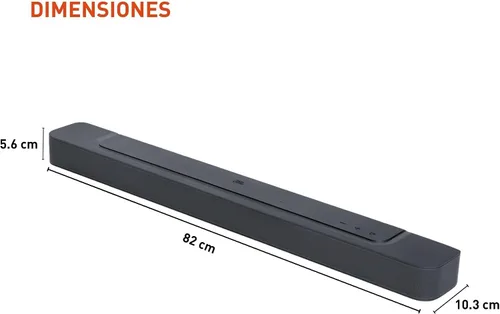 Vista 6 de JBL JBLBAR300PROBLKAM-Z Barra de sonido compacta todo en uno de 5.0-Ch - Certificado reacondicionado