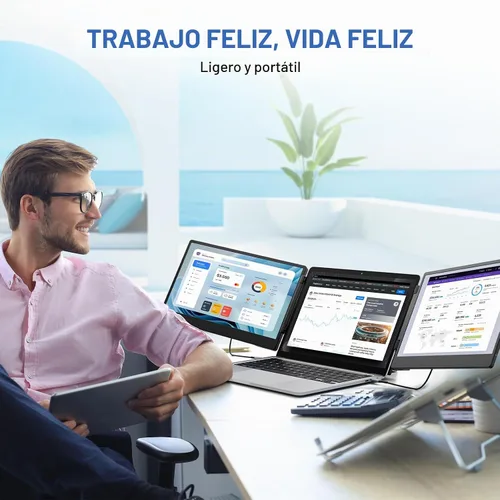 Vista 6 de Teamgee Extensor de pantalla portátil IPS Monitor portátil 14.2