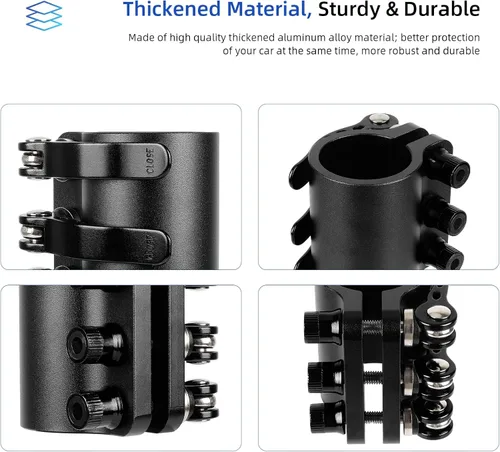 Vista 5 de ulip Patinetes eléctricos Abrazadera plegable Varilla vertical Piezas de bloqueo resistentes aprietan accesorios de abrazadera para Kaabo Mantis 10