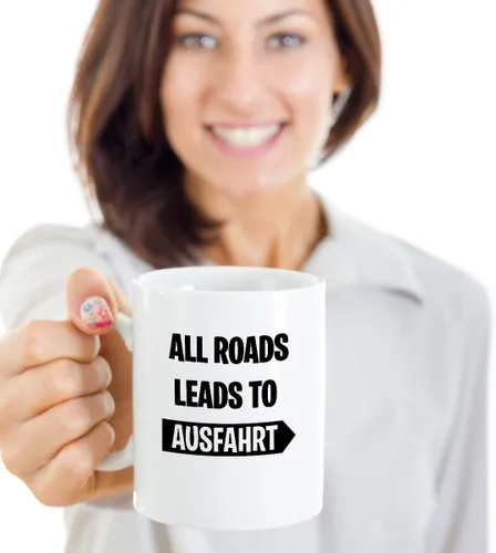 Vista 7 de All Roads Leads To Ausfahrt Taza de café para amante de la música, tentáculos alternativos Nomeansno Punk Rock Fun 11 oz y 15 oz taza de té, Blanco