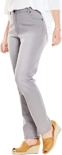 Vista 29 de Woman Within Jeans elásticos de pierna recta de 5 bolsillos Banana