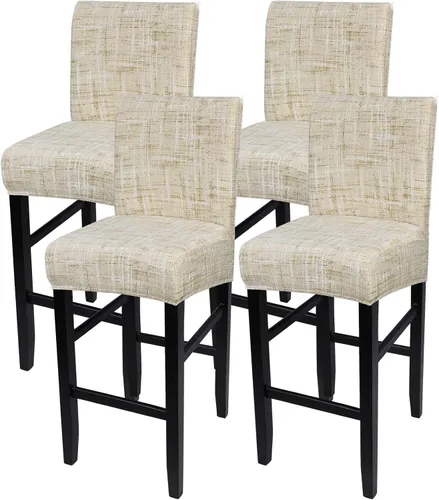 Vista 23 de SearchI Juego de 2 fundas para taburetes de bar, fundas de asiento de taburete elásticas y lavables, fundas para sillas de altura de mostrador