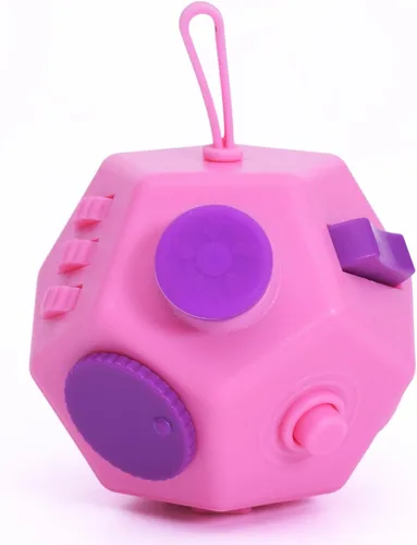 Vista 14 de UOOEFUN Mini Cubo de Juguetes Fidget, Cubo de Juguetes de 12 Lados para Aliviar el Estrés, Ansiedad, Depresión, Autismo para Niños y Adultos, Mejora