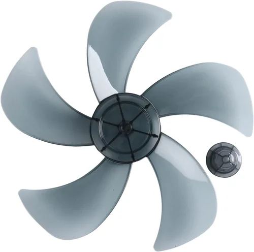 Vista 8 de Aislor Cuchilla de ventilador universal, 12/14 pulgadas con cubierta de tuerca, pieza de repuesto para ventilador de pie para el hogar, color gris