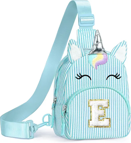 Vista 53 de YOOLIFE Regalos de cumpleaños para niñas y niños, bolsa de unicornio, Azul
