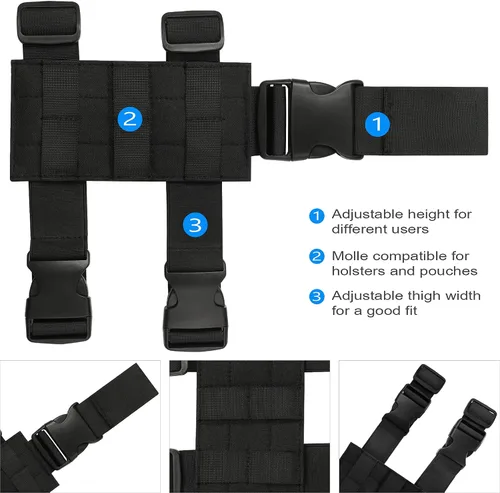 Vista 6 de Funda para Barrel Smith & Wesson M&P de 4.25 pulgadas + funda de pierna caída