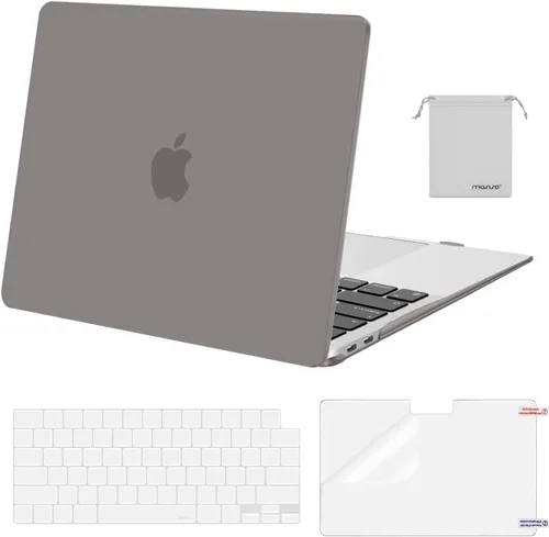 Vista 23 de MOSISO Compatible with MacBook Air 13 inch Case M1 2021 2020 2019 2018 azul (Airy Blue)