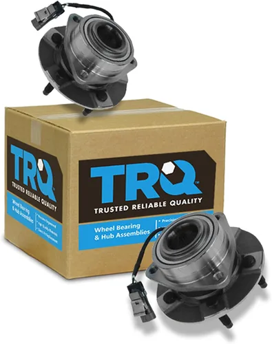 Vista 177 de TRQ Juego de 2 rodamientos de rueda delantera y conjunto de cubo compatible con Tesla 3 2020 Y 2018-2019 para Tesla 3 2020 Tesla Y AWD 2018-2019