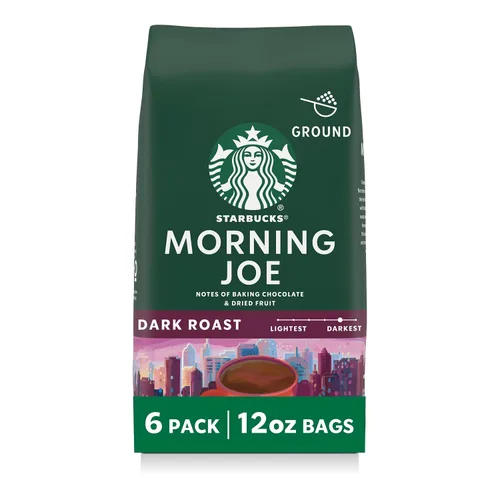 Vista 27 de Starbucks Café de tierra asado oscuro asado francés, bolsa de 28 onzas Café molido 100% arábigo; tostado francés tostado oscuro; 1 bolsa, 28 onzas