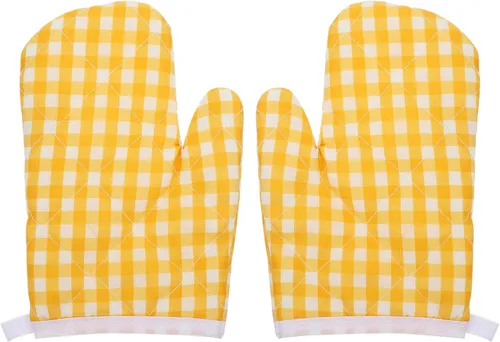 Vista 10 de 2 guantes de horno para cocina de juegos, guantes antiquemaduras, guantes de horno de microondas, guantes de cocina para hornear de forma segura