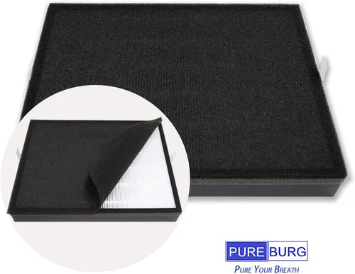 Vista 3 de PUREBURG Juego de filtros de repuesto compatibles con el purificador de aire COLZER EPI-328 y purificador de aire Domccy NS-320, H13 HEPA + 4