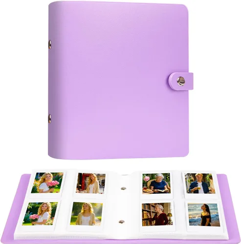 Vista 12 de Álbum de fotos instantáneas de 256 bolsillos para Fujifilm Instax Mini 12 11 9 8+ 8 99 40 EVO LiPlay película instantánea, compatible con cámaras