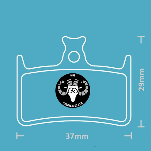 Vista 5 de 2 pares de pastillas de freno de bicicleta sinterizadas para Hope E4, RX4, DBP/59, Mono, Tech 3, Tech Evo, HBSP323S, HBSP323R.. La pieza de repuesto