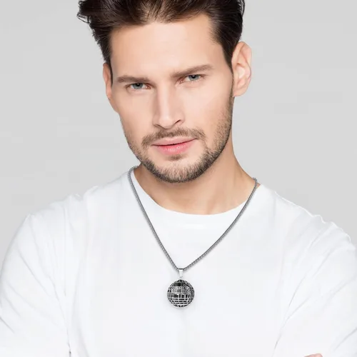 Vista 3 de Star Wars Stainless Steel Necklaces for Men, Character Pendant Designs, 22" Box Chain