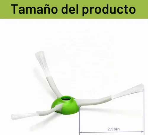Vista 4 de Cepillo de barrido de bordes para iRobot Roomba i/j/e, Roomba Combo i 6 piezas para Roomba I/J/E
