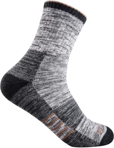 Vista 5 de FEIDEER Calcetines de senderismo para hombre y mujer, unisex, absorben la humedad, de algodón, con soporte de arco