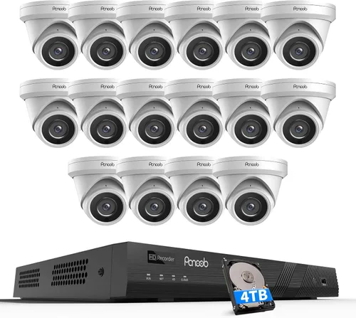 Vista 14 de Sistemas de cámaras de seguridad 4K 8CH con disco duro de 2 TB Negro