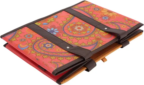Vista 3 de Foraineam Juego de bolsas reutilizables para comestibles, bolsas de compras plegables y resistentes con fondo reforzado