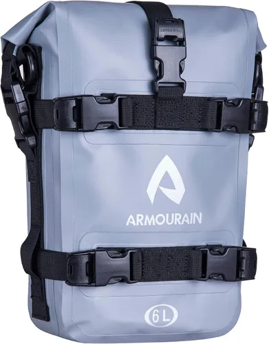 Vista 11 de Bolsa Impermeable para Parachoques de Motocicleta 6L Bolsa de Barra Antichoque de Motor con Correa para el Hombro Bolsa de Marco Lateral