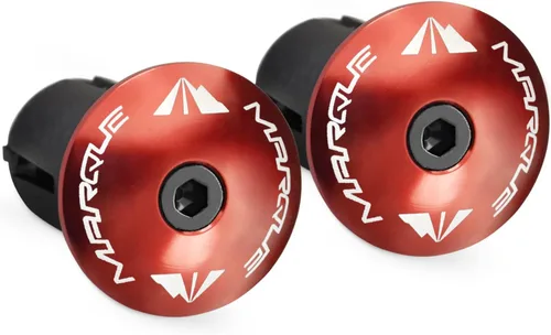 Vista 8 de MARQUE Alloy ENZ - Tapones para manillar de bicicleta de carretera, extremos de barra de mango de aluminio, tapones para barras de caída, tapas