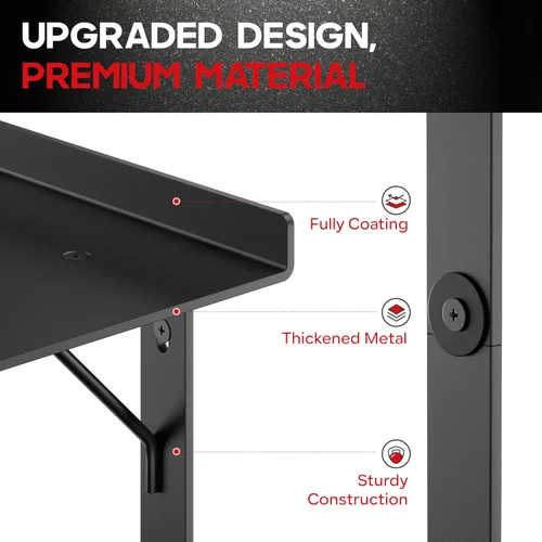 Vista 3 de Soporte de pared para esterilla de yoga, estante de almacenamiento de accesorios de yoga, organizador de accesorios de gimnasio en casa, estante