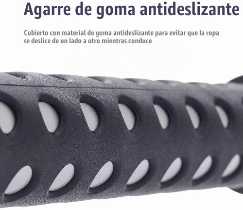 Vista 5 de MICTUNING Barra para colgar ropa en el coche, expansible de 36 a 65 pulgadas, percha retráctil para ropa de vehículo, barra para colgar abrigos