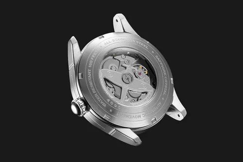 Vista 9 de AVI-8 Mens 42mm Spitfire Smith Automatic Watch with Leather Strap AV-4090