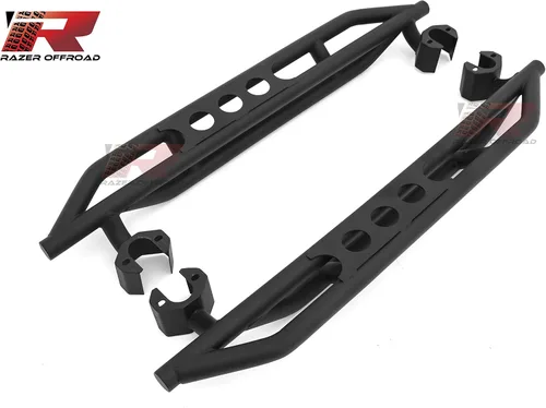 Vista 5 de Armadura lateral con textura negra, para Jeep Wrangler JK 07-17
