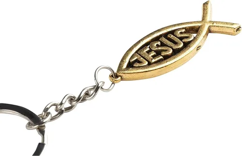 Vista 7 de Juvale Paquete de 24 llaveros de metal de Jesús, regalos cristianos para mujeres, llaveros religiosos a granel para recuerdos de fiesta