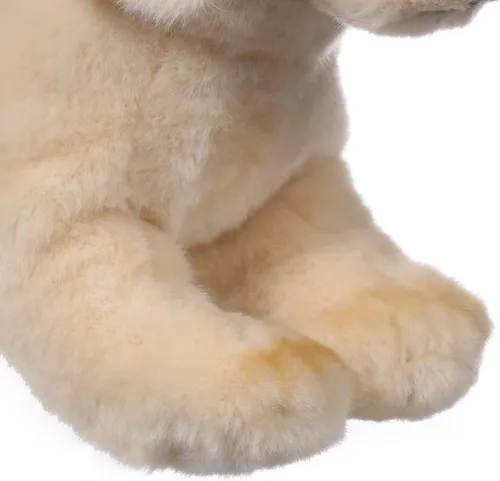 Vista 5 de Golden Retriever - Animal de peluche de perro de tamaño mediano de 15 pulgadas para niñas y niños, lindos peluches, juguetes de felpa suave