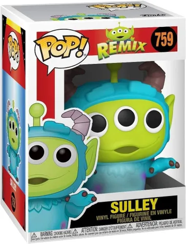 Vista 2 de Juguete Funko Pop Disney: Pixar Alien Remix - Sulley, multicolor, 3.75 pulgadas (48362)