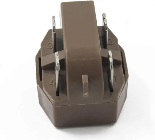 Vista 2 de Relé de arranque PTC para compresor de congelador IC-4 de 4 pines - Compatible con refrigeradores Frigidaire Gibson GE Whirlpool Roper Kenmore