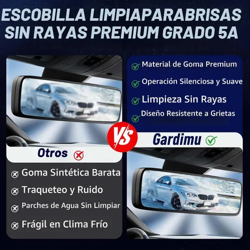 Vista 6 de Limpiaparabrisas trasero de 9" para Hyundai Veloster 2017-2012