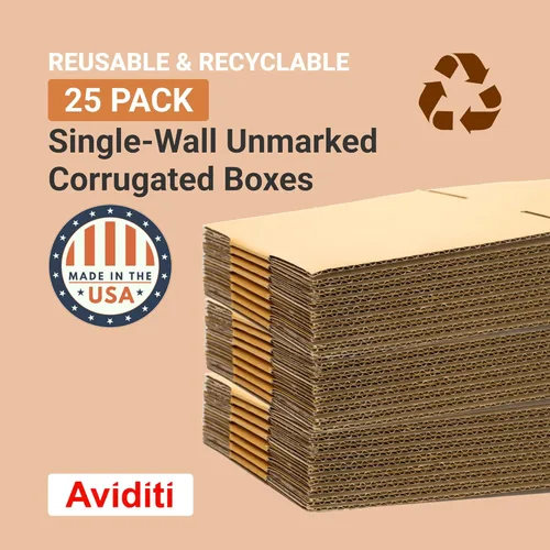 Vista 3 de BOX USA Cajas de envío grandes de 20 pulgadas de largo x 6 pulgadas de ancho x 6 pulgadas de alto, paquete de 25 cajas de cartón corrugado