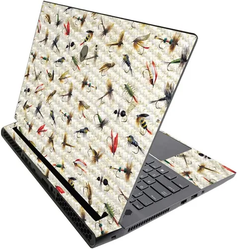 Vista 452 de MightySkins - Skin brillante con purpurina para Alienware M17 R3 (2020) y M17 R4 (2021) - Diversión de los años 90 Acabado duradero con purpurina
