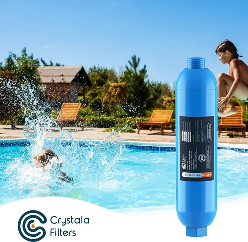 Vista 7 de Crystala - Prefiltro de extremo de manguera de jardín para piscina, jacuzzis, spa, piscina inflable, estanques, reduce en gran medida el mal sabor