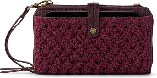 Vista 12 de The Sak Iris Bolso para smartphone cruzado Aspen Stripe / Crochet