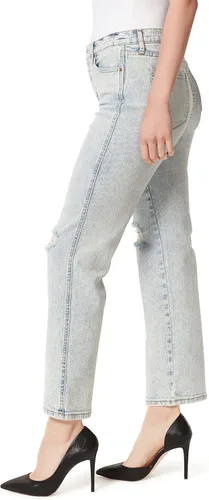Vista 2 de Jessica Simpson Jeans rectos de tiro alto para mujer