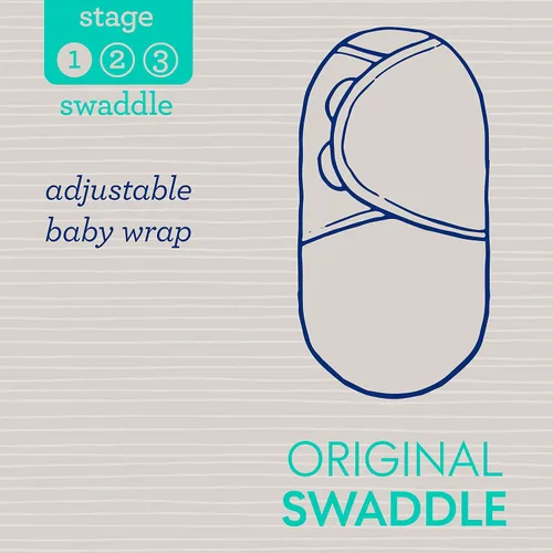 Vista 8 de SwaddleMe - Manta original para bebé, talla S/M, de 0 a 3 meses, paquete de 5 (diseño de amapolas bonitas)