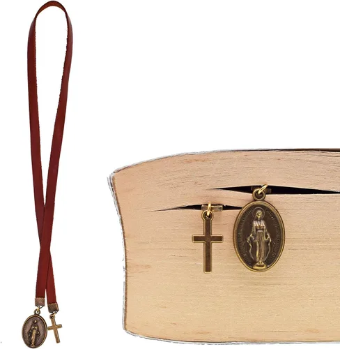 Vista 12 de Marcador de pluma de metal BLBMH Planificador de la Biblia con cruz Marcador de libro de oración para mujeres hombres sacerdote Regalos cristianos